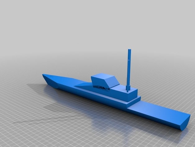 small military boat models battleship navy ship 3D print model - Mito3D