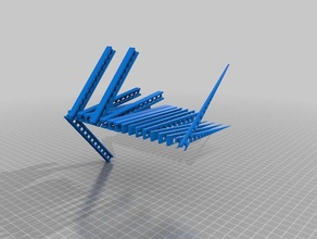 openscad i-beam library parts 3d print model - Mito3D