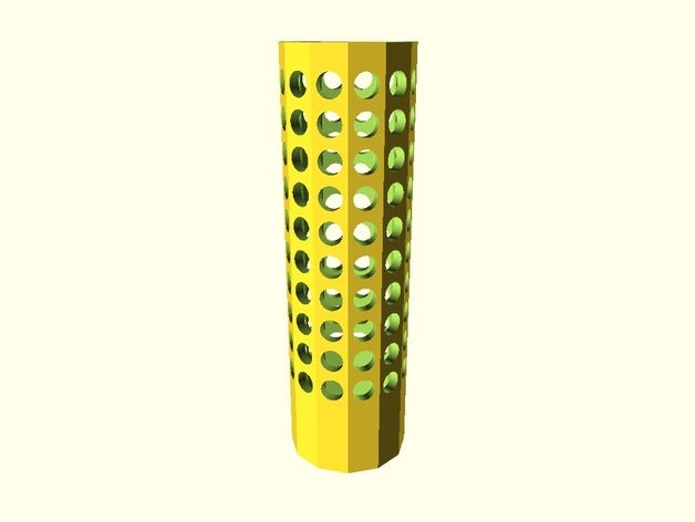 abeille de la reine cellule cage v11 extérieur et jardin 3D print model - Mito3D