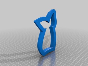 fish tail cookie cutter kitchen & dining baking bakingcookies tools 3d print model - Mito3D