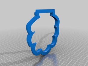 clam shell cookie cutter kitchen & dining baking bakingcookies tools 3d print model - Mito3D