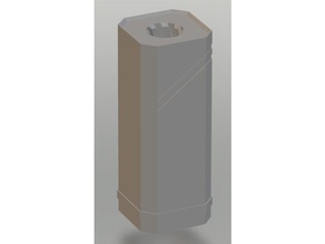 praça nerf barrel extensão barril strife supressor 3d print model - Mito3D