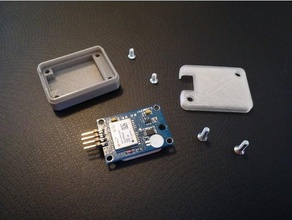 gps - ublox neo 6m case electronics holder 3d print model - Mito3D