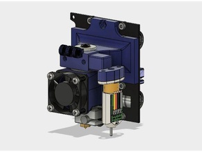 geeetech i3c e3d v6 extruder bltouch-mount 3d printer parts 3d print model - Mito3D