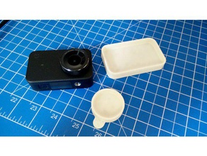 xiaomi mijia 4k protect camera case cap lens 3d print model - Mito3D