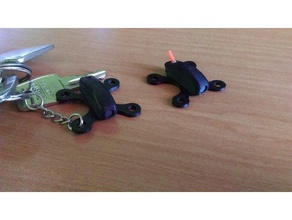 robocat 270 fpv Drohne Schlüsselanhänger r c Fahrzeuge keychain quadcopter 3d print model - Mito3D