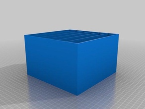 6 drawers compartments accessories 3d print model - Mito3D