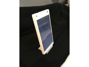 sony xperia z5 compacto stand telefone celular 3d print model - Mito3D