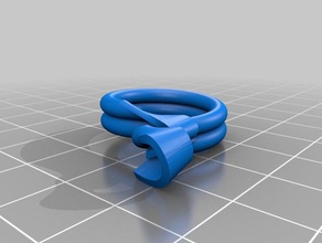 hierro anillo de bloqueo - juego tronos los anillos daenerys targaryen elemento khaleesi nudo película la proposición 3d print model - Mito3D