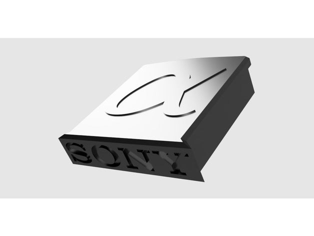hot shoe cover sony alpha 100 fotocamera la blitzschuh blitzschuhabdeckung 3D print model - Mito3D