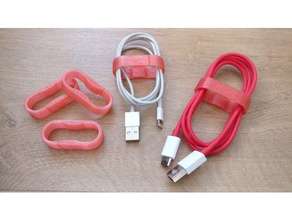 cable organizer clip gadgets usb 3d print model - Mito3D