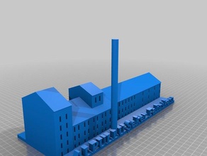alpullu Zuckerfabrik 3d-drucken babaeski fabrika - Einrichtung factory memorial eker Zucker Türkei 3d print model - Mito3D