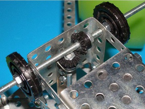 die konischen Getriebe metallic-Konstruktor hobby 3d print model - Mito3D
