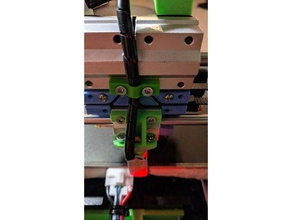 anet a8 bl-touch sensor de montaje trasero corto en 3d piezas la impresora 3dtouch actualización bltouch el monte 3d print model - Mito3D