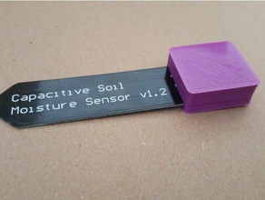 caso capacitivo sensor de humedad del suelo al aire libre y jardín 3d print model - Mito3D