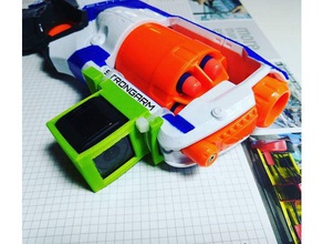 nerf strongarm gopro sesión de montaje juguetes y accesorios juego nerfgun blaster pistola sesion 3d print model - Mito3D