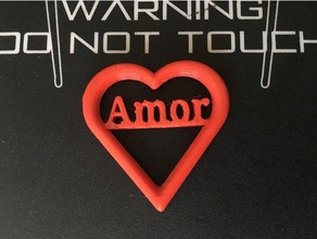 heart amor 3d printing 3d print model - Mito3D