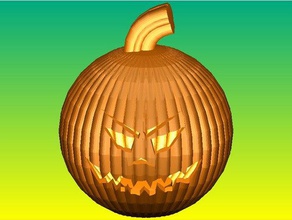 pumpkin 3d les créatures mgr ryan cad halloween décoration la citrouille r kevin ball 3d print model - Mito3D