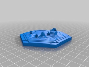 alternativa deserto base magnética brinquedo & acessórios para jogos 3d print model - Mito3D