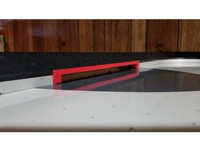 air hockey goal guard toys & games billiards puck table 3d print model - Mito3D