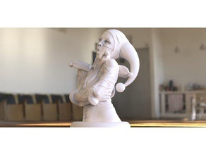 harley quinn sculptures batman 3d print model - Mito3D