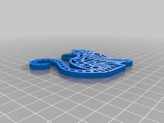 ciondolo gatto 3d baskı 3D print model - Mito3D