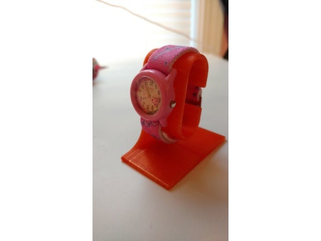 kid's timex watch stand fashion 3D print model - Mito3D