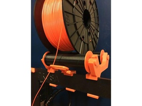prusa i3 mk3 rodillo de soporte bobina La impresión en 3d filamento original la carrete rodillos 3d print model - Mito3D