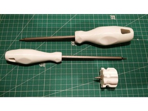 3 tornillo conductor maneja herramientas la manija las de mano destornillador carpintería 3d print model - Mito3D
