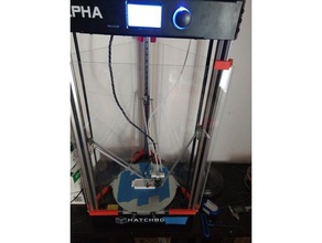 hatchbox alpha partial enclosure 3d printer parts 3d print model - Mito3D