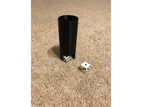 minimalistic dice tower 3d print model - Mito3D