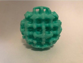 lattice sphere 3d printing 3d print model - Mito3D