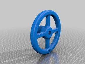 crank cold roll laminator parts handle 3d print model - Mito3D