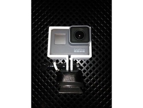 gopro hero5 simple frame camera 3d print model - Mito3D