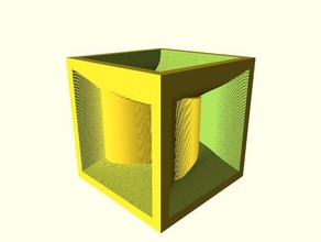 swirly cube ting sculptures i3 plus idk d'impression prusa test chose wanhao duplicateur i3+ 3d print model - Mito3D