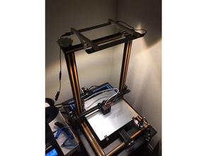 hictop cr-10 printer led light arms 3d printing mount 3d print model - Mito3D
