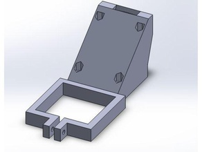 la capa de soporte del ventilador conducto Impresora 3d accesorios 3d print model - Mito3D