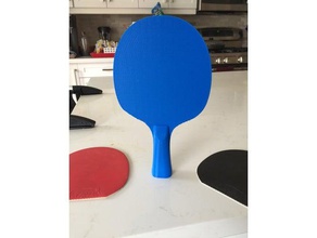 ping pong raquet remo esporte & ao ar livre pong, raquete 3d print model - Mito3D