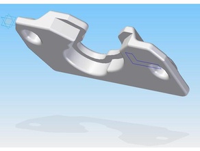 deflettore cerniera supporto parti 3d print model - Mito3D