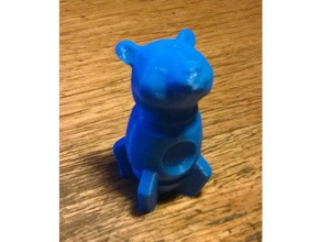 bear rocket sculptures 3d print model - Mito3D