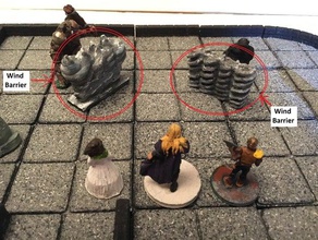 barriere di vento - dnd giochi e giocattoli prop dungeon dungeons dragons pathfinder gioco ruolo 3d print model - Mito3D