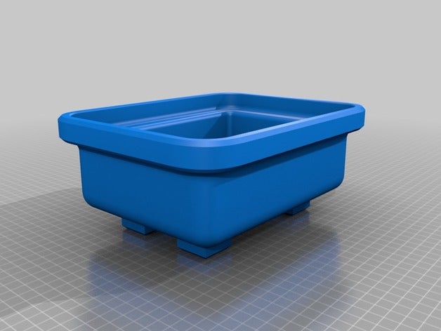 basic bonsai-Topf outdoor & Garten bonsai pot einfach 3D print model - Mito3D