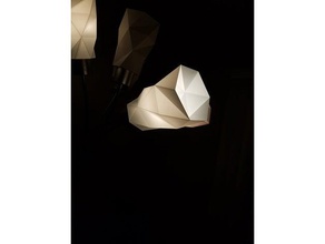 geometrik lamba gölge dekor vazo modu 3d print model - Mito3D