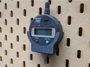 dial gauge holder ikea skadis tool holders & boxes pegboard 3d print model - Mito3D