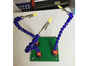 loc-line screw magnetic base helping hands diy holder magnet mount tool 3d print model - Mito3D