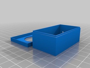 pir-sensor-Gehäuse hole box 57x32mm 20h 3d-drucken 3d print model - Mito3D
