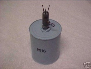 m16 de minas adereços 3d print model - Mito3D