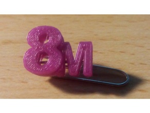 pin 8 marzo fashion 3d print model - Mito3D