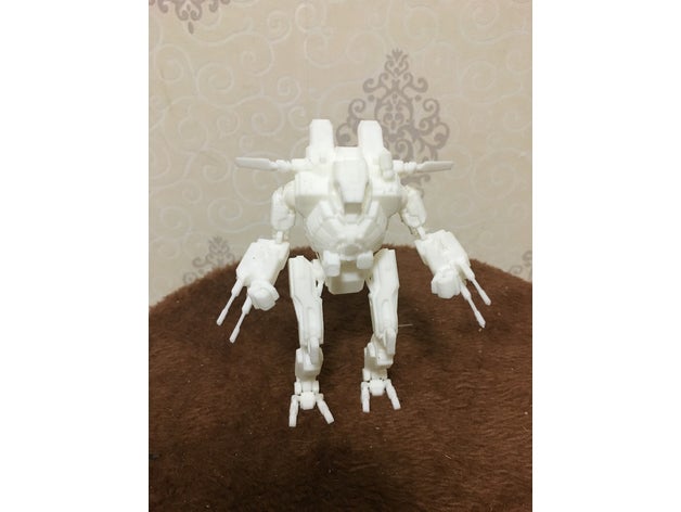 articulado mwo de araña modelo robots articulados 3D print model - Mito3D