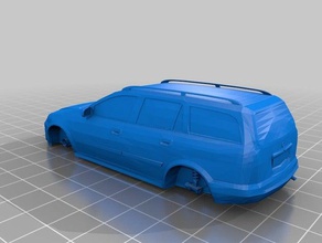 opel astra g caravan 2000 veículos 3d print model - Mito3D